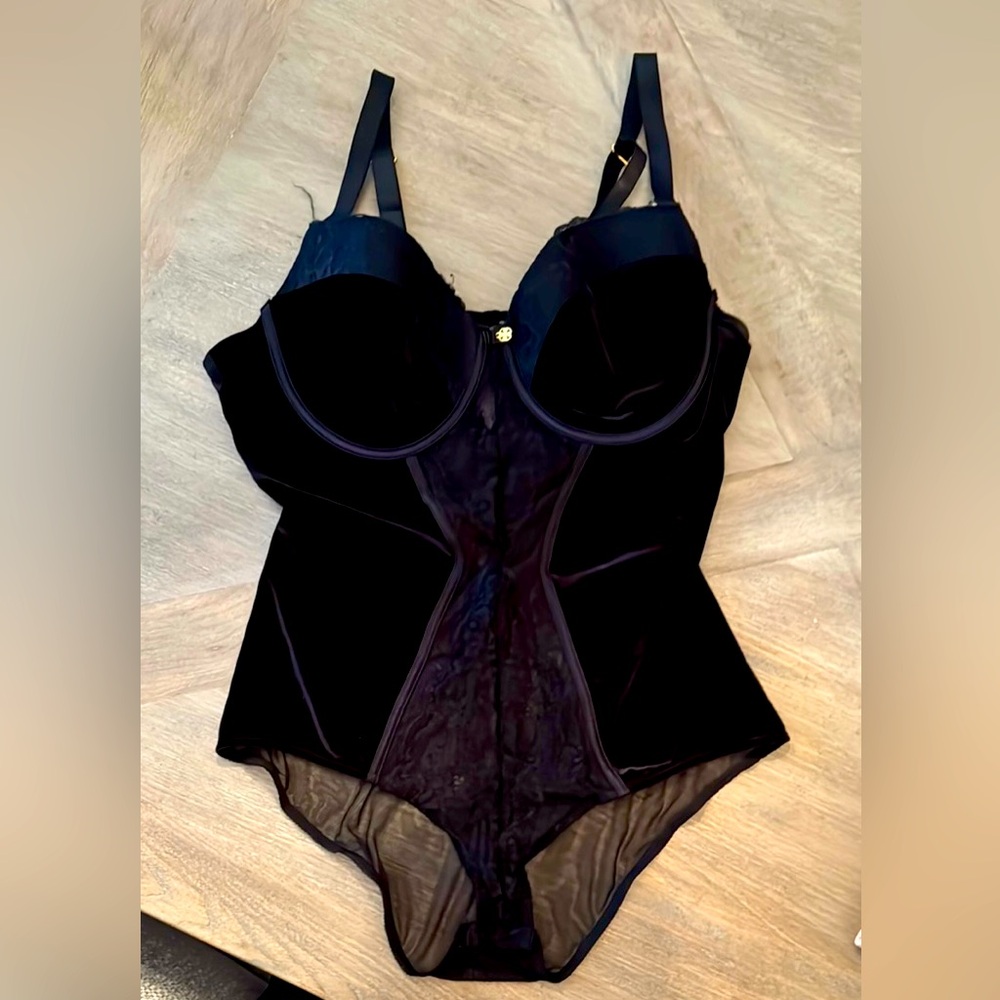 Black Bustier Bodysuit